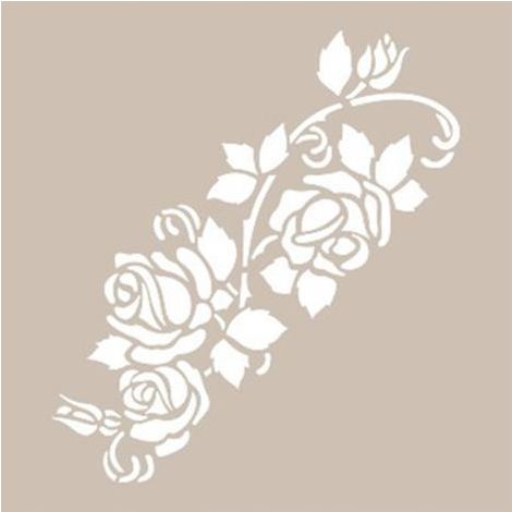 Szablon dpCraft Candence Kwiaty, 20cm